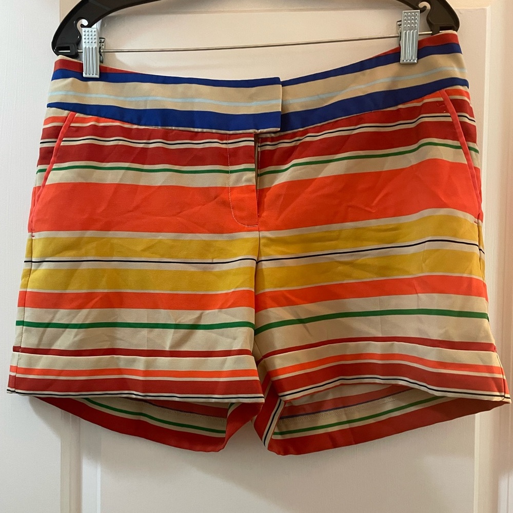 EUC Outback Red, Bright Colorful Striped Lightweight Shorts Size 12